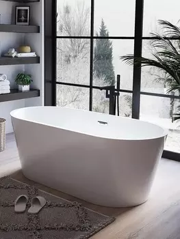 Ванна акриловая Ceruttispa Resia 150x75 CT10302 отдельностоящая, белая