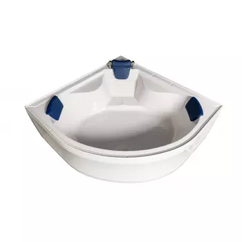 Ванна акриловая Wemor 150/150/55 С с каркасом и экраном