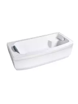 Ванна акриловая Wemor 170/80/55 S с каркасом и экраном