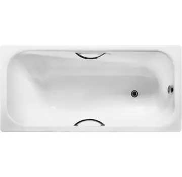 Ванна чугунная 160x75 Wotte Start 1600x750UR с отверстиями для ручек