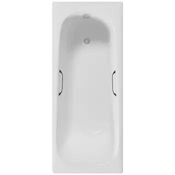 Ванна чугунная Delice Continental 180x80 DLR230627R с отверстиями под ручки, белая