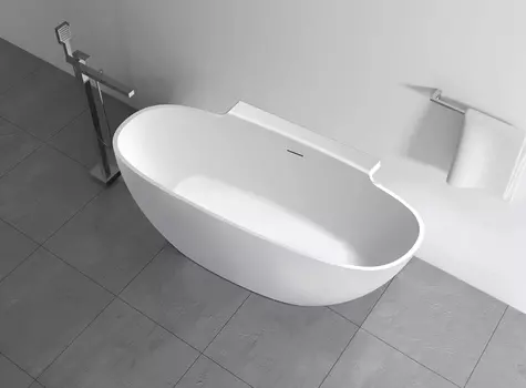 Ванна из искусственного камня NTBAGNO NT311 176x87 матовое покрытие