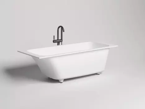 Ванна из искусственного камня Salini Orlanda S-stone 160x70 102025M белая матовая, встраиваемая
