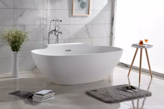Ванна из искусственного камня Timo LUMI 177x90 LUMI1770 белая