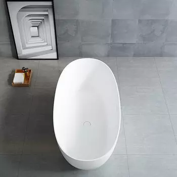 Ванна из искусственного камня Vincea 170x75 VBT-6S01MW белая