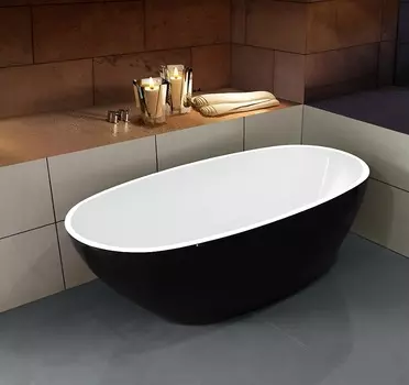 Ванна акриловая Esbano Sophia black 170x85