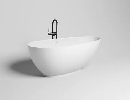 Ванна из литьевого мрамора Salini Paola In S-Sense 160х77 101611G белая глянцевая, отдельностоящая