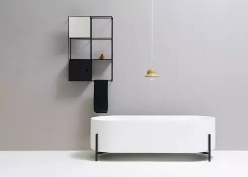Ванна из искусственного камня NTBAGNO Amiata 160x80 белая матовая