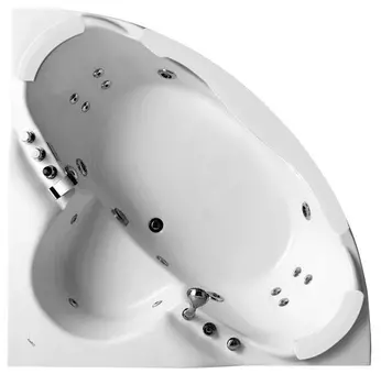 Ванна акриловая Gemy 155x155 G9025-II B белая