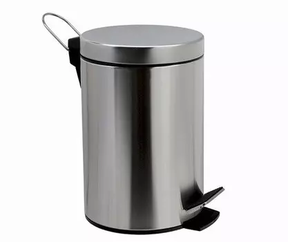 Ведро для мусора Wasserkraft K-665 5л, никель