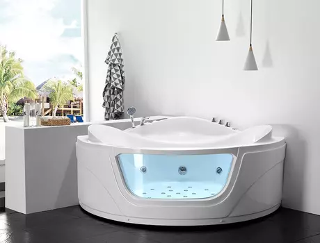 Ванна акриловая Gemy 165х165 G9247 K белая