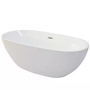 Ванна акриловая Ceruttispa d'ISEO 170x75 CT7390 отдельностоящая, белая