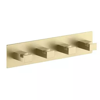 Вешалка 4 крючка Timo Selene 17015/17 золото матовое