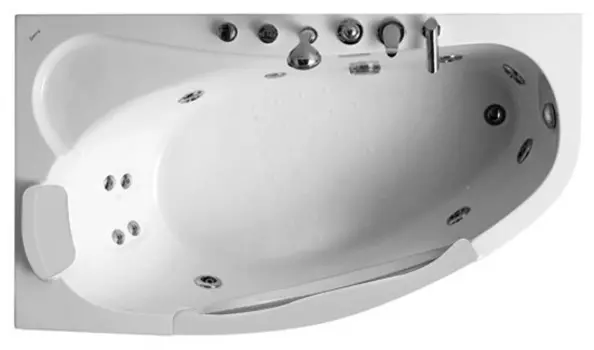 Ванна акриловая Gemy 171x99 G9046-II B L белая