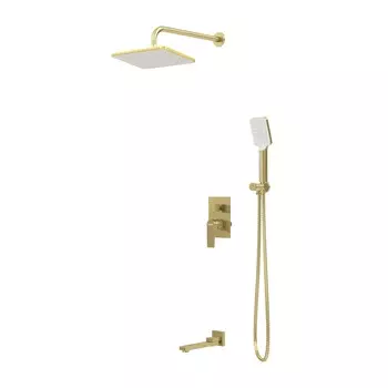 Встраиваемая душевая система Grossman Classic 501.K35.04.320 золото сатиновый