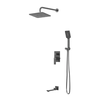 Встраиваемая душевая система Grossman Classic 501.K35.04.420 графит сатиновый