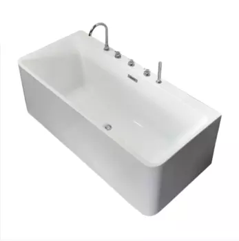 Ванна акриловая Ceruttispa Lugano W 170х75 СТ7387 приставная, белая