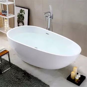 Ванна акриловая Ceruttispa MIMI170 170х80 CT9671 отдельностоящая, белая