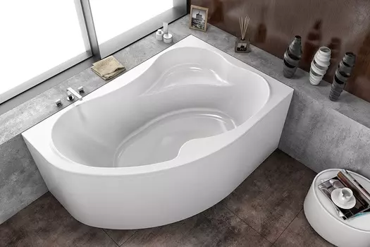 Ванна акриловая Kolpa-San Lulu 170x110 L Quat белая