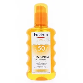Солнцезащитный спрей прозрачный Spf50+ 200мл, Eucerin