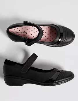 Туфли из натуральной кожи для девочки с технологией Insolia Flex® &amp; Freshfeet™ Technology
