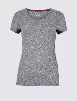 Топ спортивный с коротким рукавом, технология Quick Dry