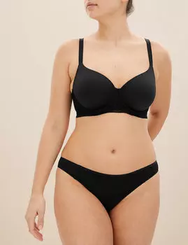 Трусы-бикини женские Supima® однотонные No VPL (5 шт)