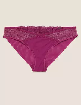 Трусы-бразилиана с вышивкой в ??стиле модерн