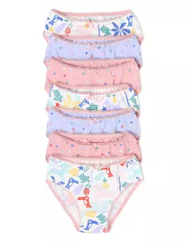 Трусы-брифы с принтом "единороги и звезды" (7 шт.)