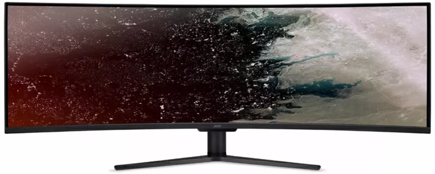 Монитор 49" Acer Nitro EI491CRSbmiiiphx VA, изогнутый, 3840x1080 (32:9), 400кд/м2, 144Hz, 4мс, 178°/178°, FreeSync Premium Pro, HDMI, DisplayPort, черный (UM.SE1EE.S01)