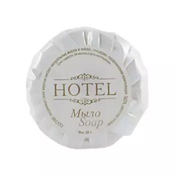 Мыло одноразовое HOTEL, очищающее, увлажняющее, 20г, 300шт. (2000117)