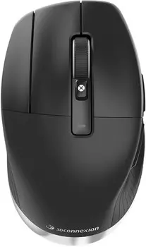 Мышь беспроводная 3Dconnexion CadMouse Pro Wireless Left, 7200dpi, оптическая светодиодная, Bluetooth/USB, черный (3DX-700079)