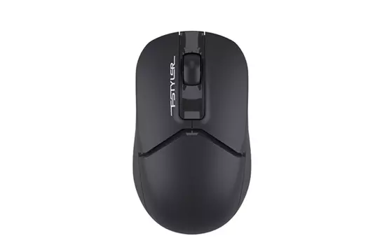 Мышь беспроводная A4Tech Fstyler FG12, 1200dpi, оптическая светодиодная, USB, черный (FG12 BLACK)
