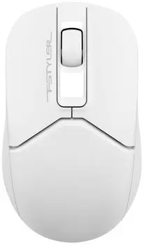 Мышь беспроводная A4Tech Fstyler FG12S, 1200dpi, оптическая светодиодная, USB, белый (FG12S White)
