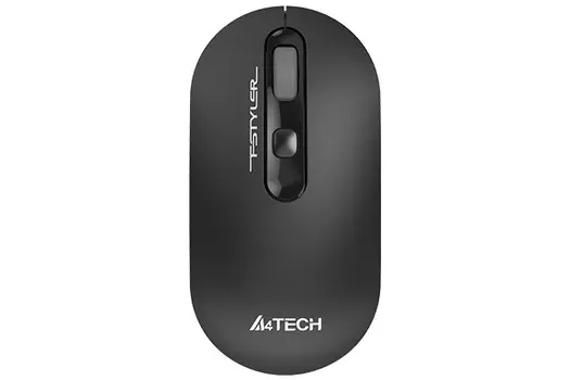 Мышь беспроводная A4Tech Fstyler FG20, 2000dpi, оптическая светодиодная, USB, черный/серый (FG20 GREY)