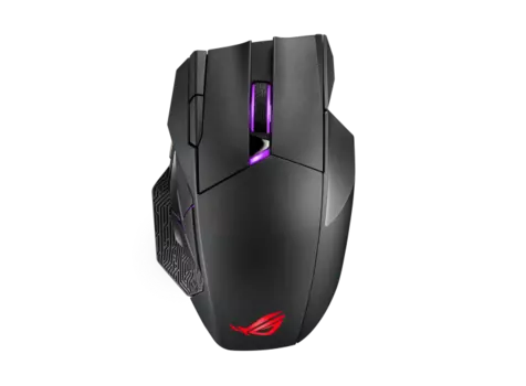 Мышь беспроводная ASUS ROG Spatha X, 19000dpi, оптическая светодиодная, USB, черный (90MP0220-BMUA00)