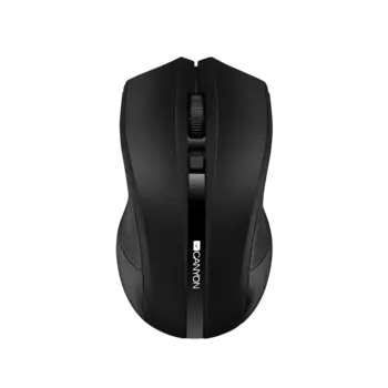 Мышь беспроводная Canyon CNE-CMSW05B, 1600dpi, оптическая светодиодная, USB, черный