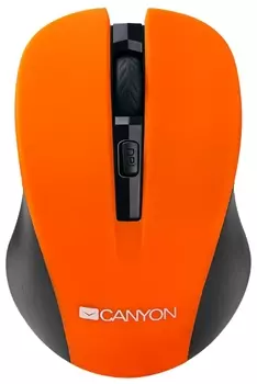 Мышь беспроводная Canyon CNE-CMSW1O Orange USB, 1200dpi, оптическая светодиодная, USB, оранжевый