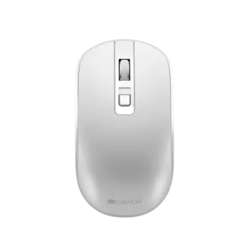 Мышь беспроводная Canyon MW-18, 1600dpi, оптическая светодиодная, Wireless, USB, белый (CNS-CMSW18PW)