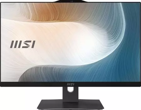 Моноблок MSI Modern AM242P 12M-1071XRU 23.8" 1920x1080, Intel Core i7-1255U 1.7 ГГц, 16Gb RAM, 512Gb SSD, Intel Iris Xe Graphics, WiFi, BT, Cam, без ОС, черный, клавиатура, мышь (9S6-AE0711-1071)