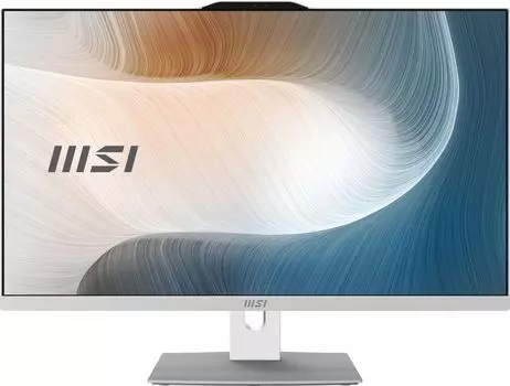Моноблок MSI Modern AM272P 12M-404XRU 27" 1920x1080, Intel Core i3-100U 1.2 ГГц, 8Gb RAM, 512Gb SSD, WiFi, BT, Cam, без ОС, белый, клавиатура, мышь (9S6-AF8232-677)