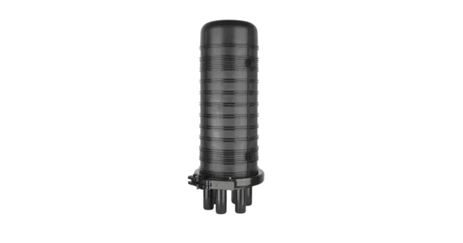 Муфта оптическая тупиковая NIKOMAX NMF-SC-2V-144-5HS, портов: 5, 144 волокна, с термогерметизацией вводов, пластик, черный (NMF-SC-2V-144-5HS)