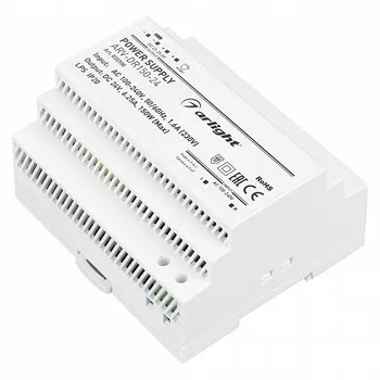 Блок питания Arlight ARV ARV-DR150-24 150 Вт для светодиодных изделий, 6.25А, белый (035700)