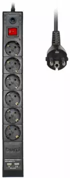 Сетевой фильтр Buro Сетевой фильтр BU-SP1.8_USB_2A-B