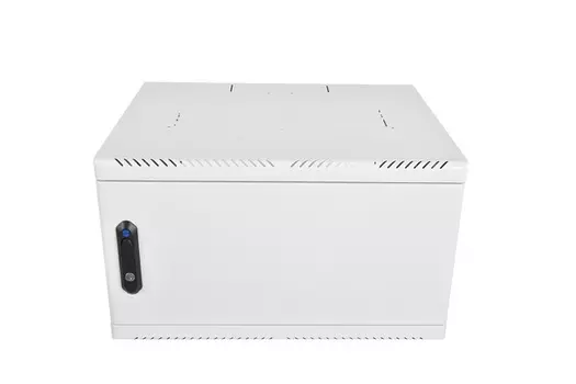Шкаф коммутационный ЦМО ШРН-12.480.1 12U 600x480мм пер.дв.стал.лист несъемн.бок.пан. серый