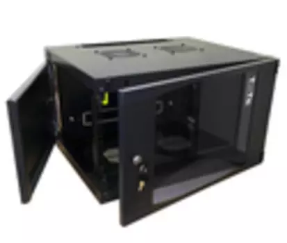 Шкаф коммутационный Lanmaster Next (TWT-CBWNG-15U-6X6-BK) 15U 550x600мм пер.дв.сте (плохая упаковка)