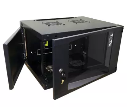 Шкаф коммутационный Lanmaster Next (TWT-CBWNG-15U-6X6-BK) 15U 550x600мм пер.дв.сте (плохая упаковка)