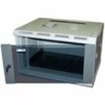 Шкаф коммутационный Lanmaster Pro TWT-CBW2-6U-6X6 6U 600x600мм пер.дв.стекл 60кг серый