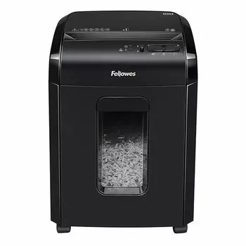 Шредер Fellowes PowerShred 10M (секр.P-5)/перекрестный/10лист./30лтр./скобы/пл.карты
