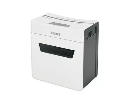 Шредер Leitz IQ PROTECT Premium 3M белый (секр.P-5)/фрагменты/3лист./10лтр./скрепки/скобы